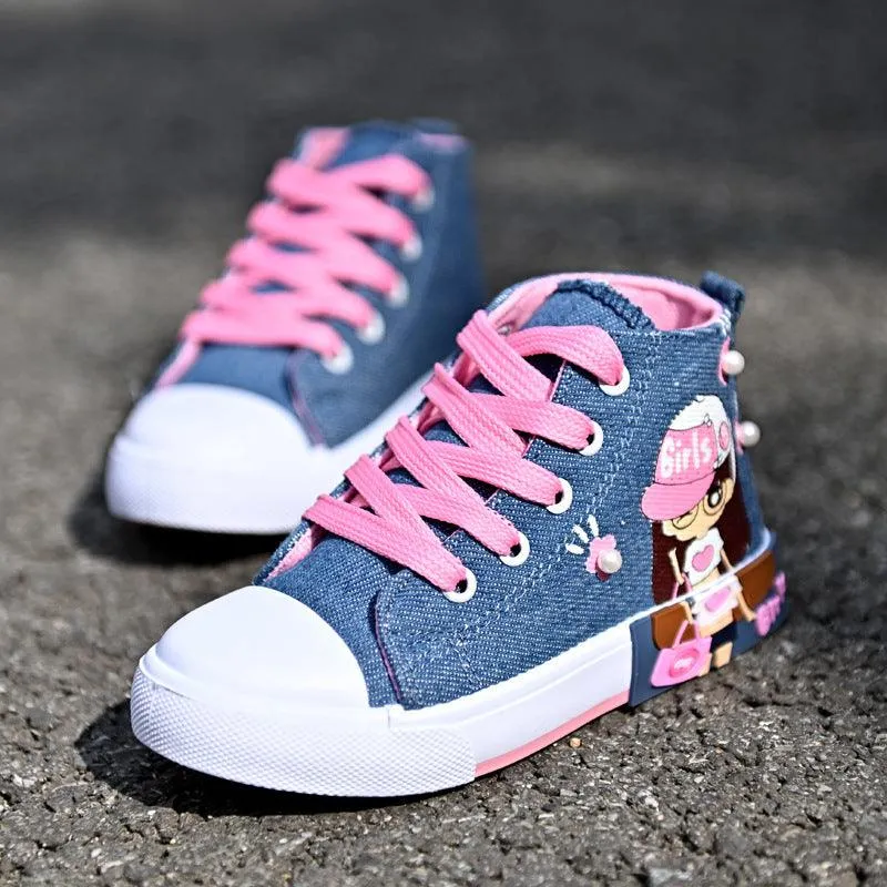 Totem Trek Canvas Sneakers for Girls