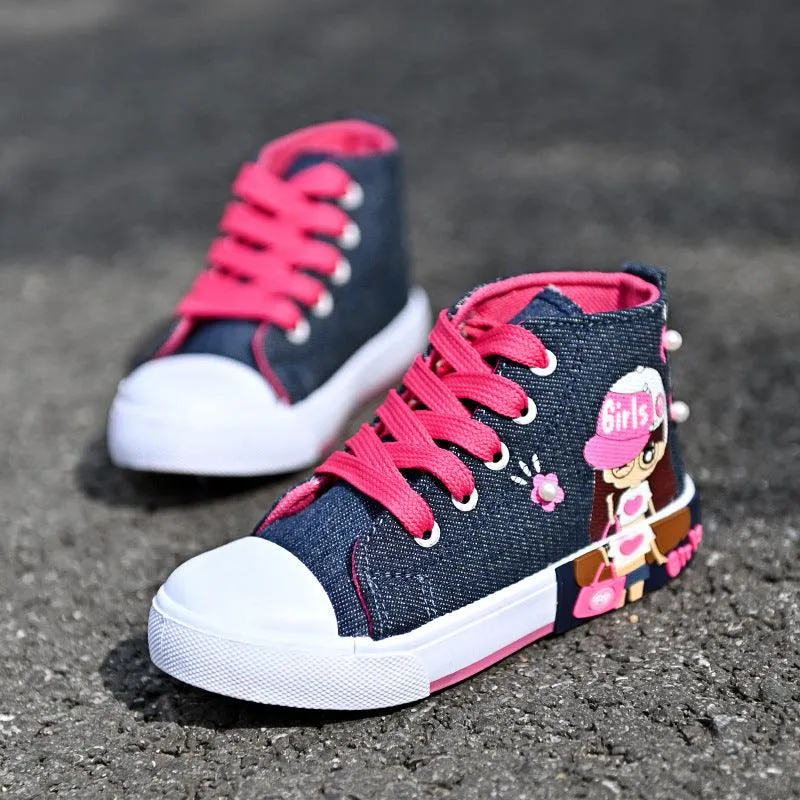 Totem Trek Canvas Sneakers for Girls