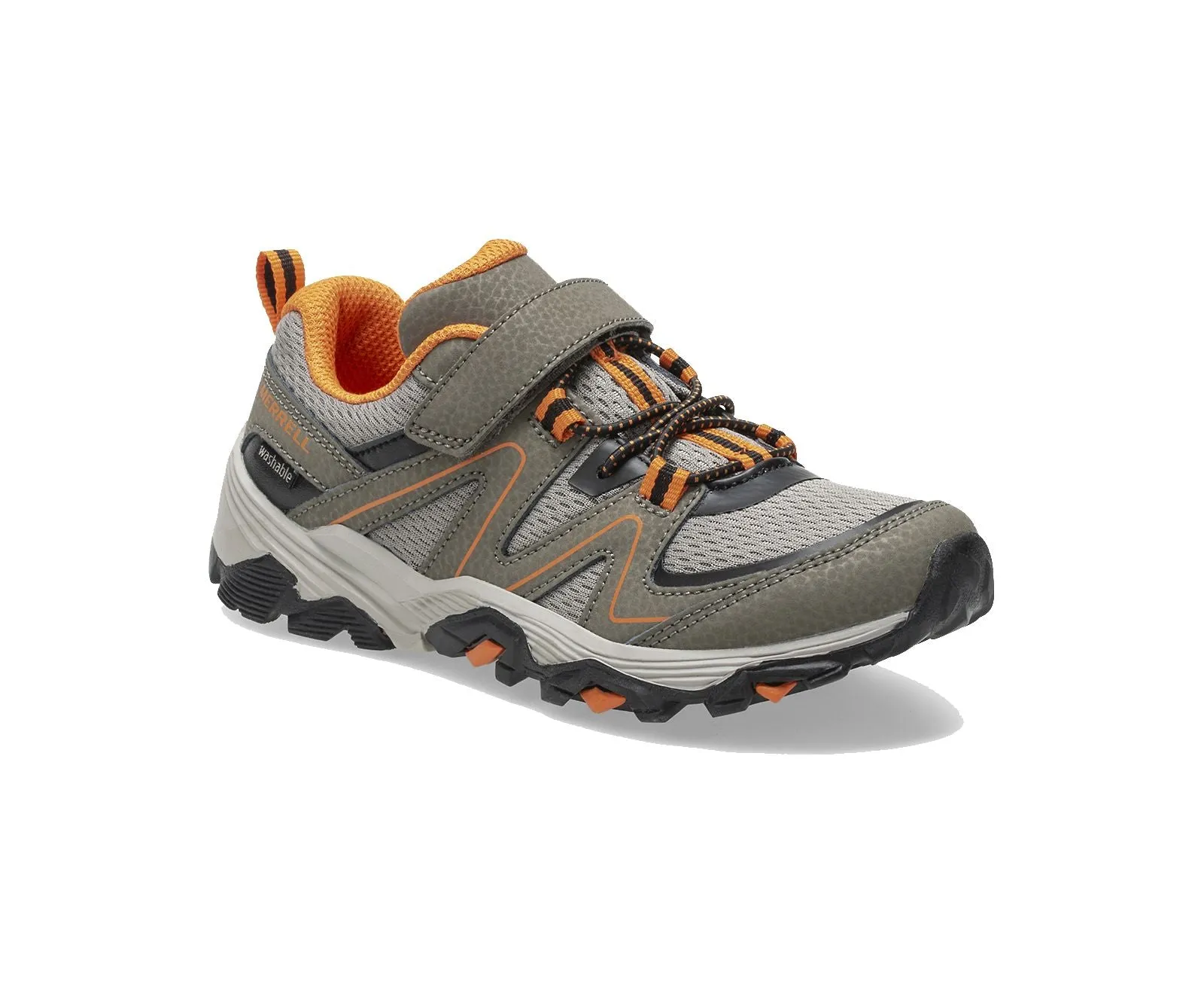 Trail Quest Kid's Trail Shoe - Gunsmoke/Orange