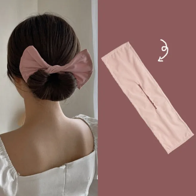 Twist Clip Bow Bun Hair Accessories