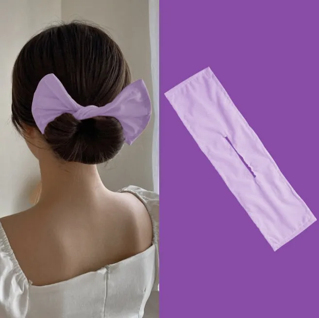 Twist Clip Bow Bun Hair Accessories