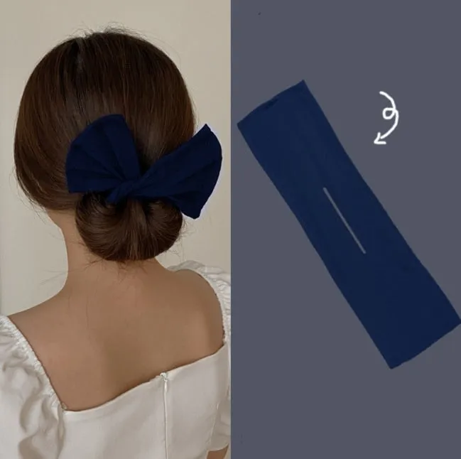 Twist Clip Bow Bun Hair Accessories