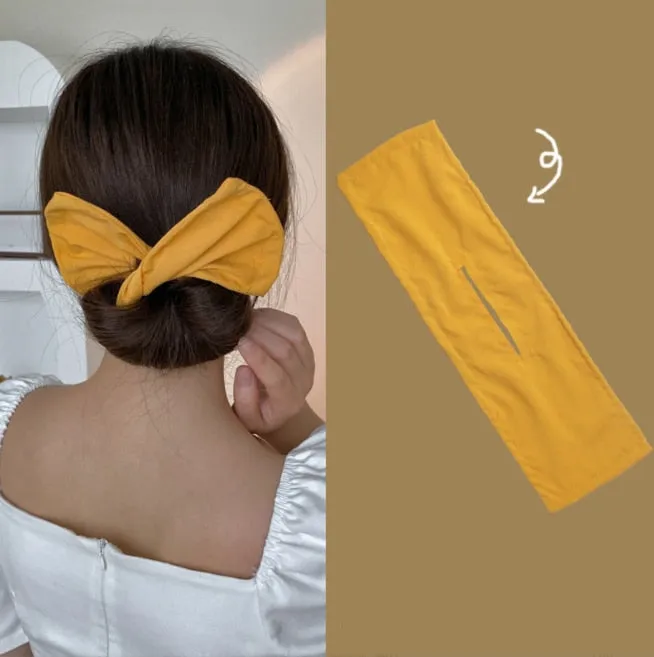 Twist Clip Bow Bun Hair Accessories