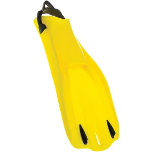 Used ScubaPro GO Sport Dive Fins, Yellow, Size: Large