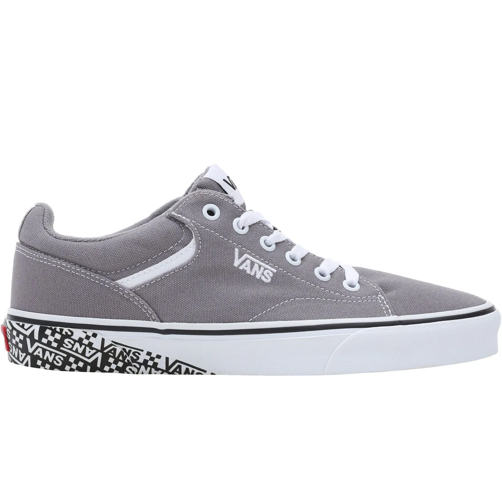 Vans Mens Seldan Low Rise Skater Canvas Trainers Sneakers