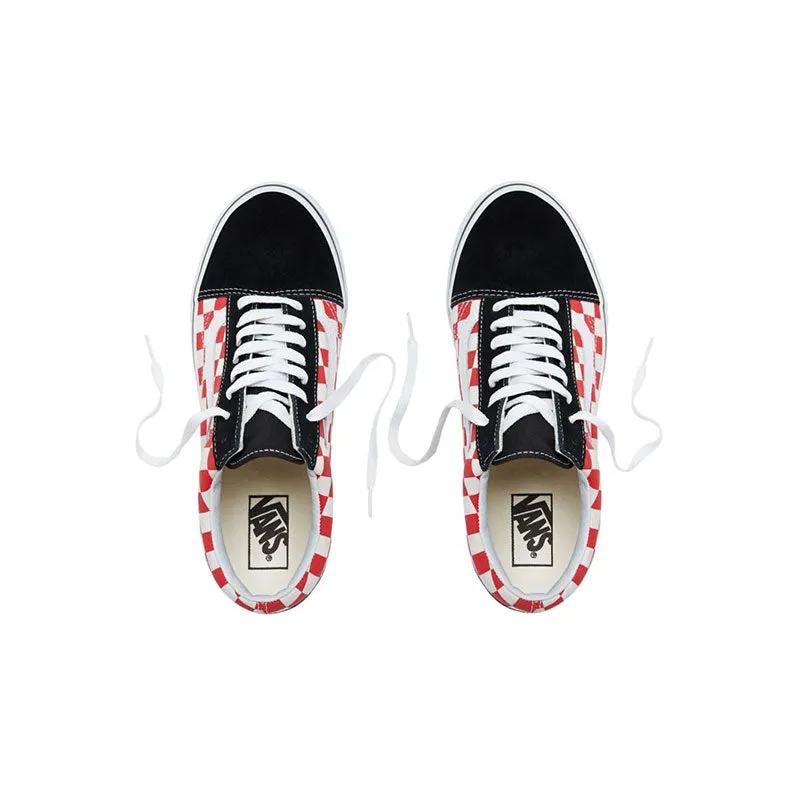 VANS Old Skool - Checkerboard Black / Red