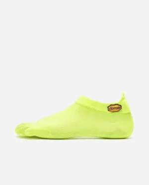 Vibram Athletic No Show Five Fingers Performance Toe Socks - Yellow