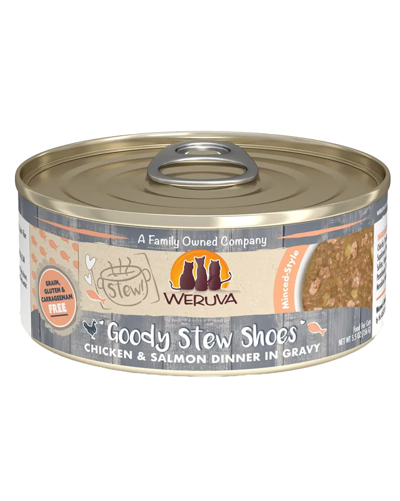 Weruva Goody Stew Shoes Wet Cat Food 5.5oz