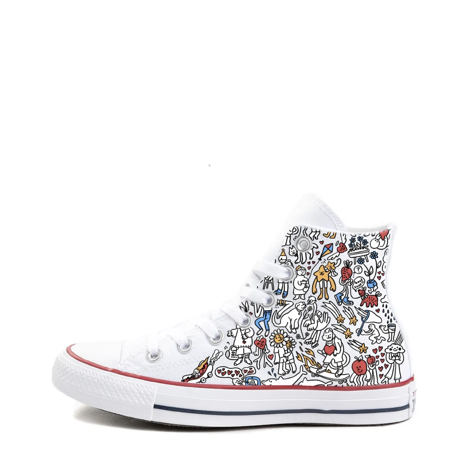 What Makes You Smile Doodles - Available in High and Low Tops