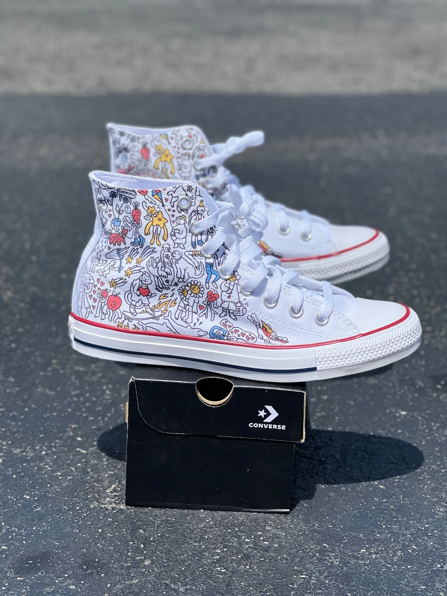 What Makes You Smile Doodles - Available in High and Low Tops