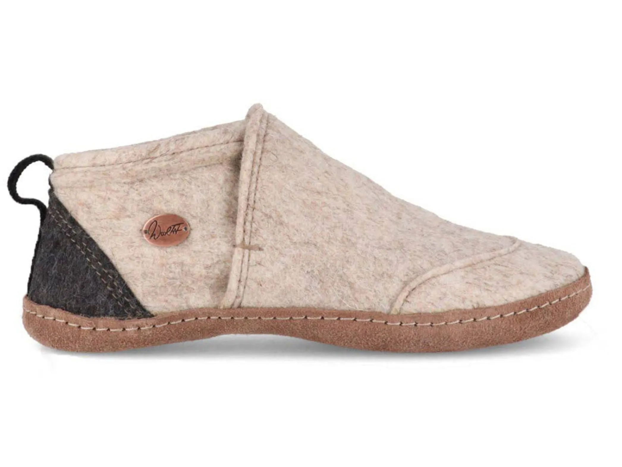 WoolFit Taiga | Felt Slipper Boots with Leather Sole