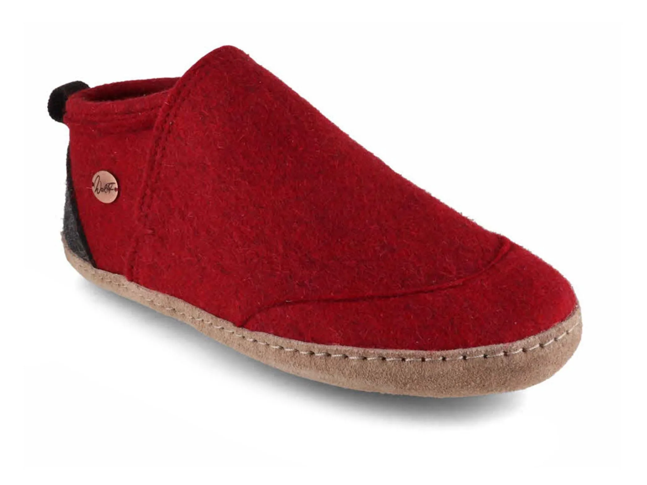 WoolFit Taiga | Felt Slipper Boots with Leather Sole