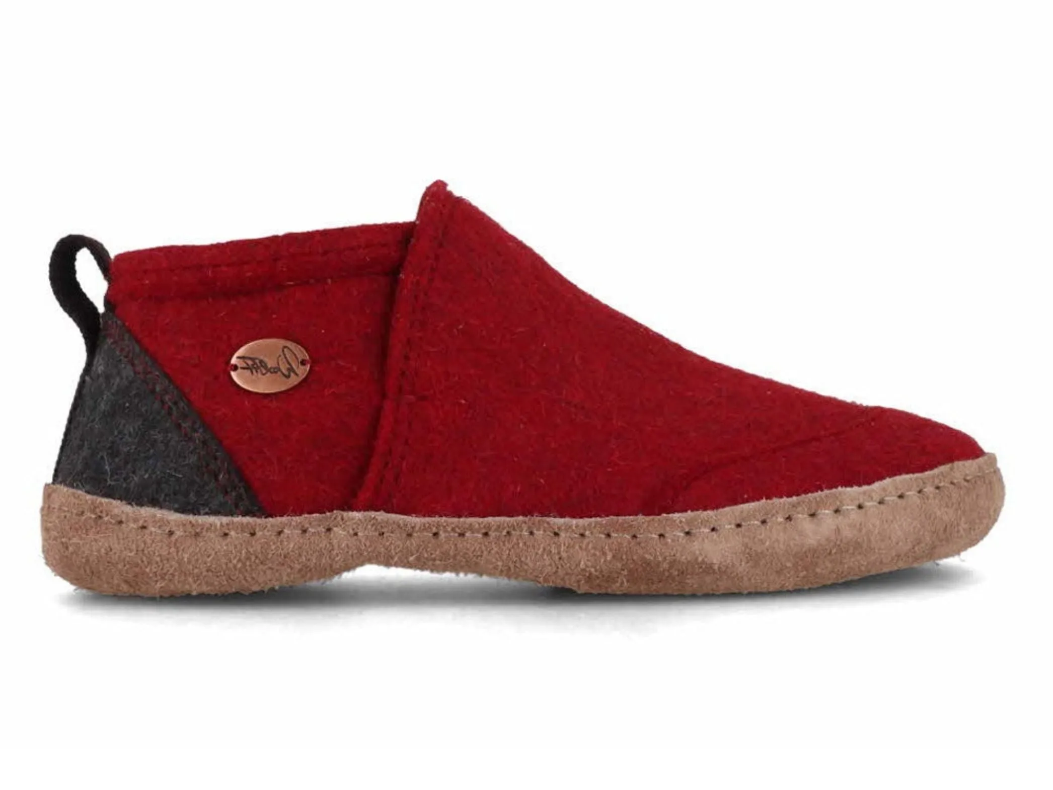 WoolFit Taiga | Felt Slipper Boots with Leather Sole