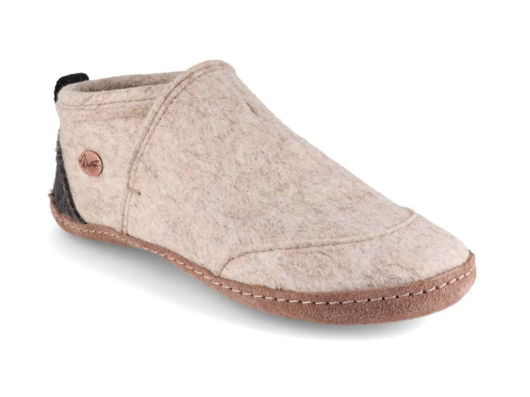 WoolFit Taiga | Felt Slipper Boots with Leather Sole