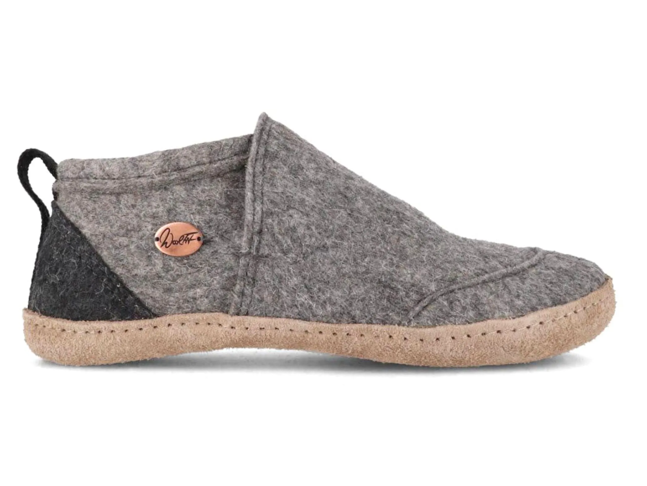 WoolFit Taiga | Felt Slipper Boots with Leather Sole